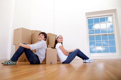 Packing and furniture handling for a home removal in Merton