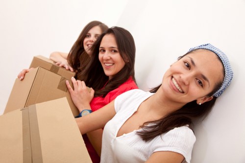 Local moving van for a home removal in Merton