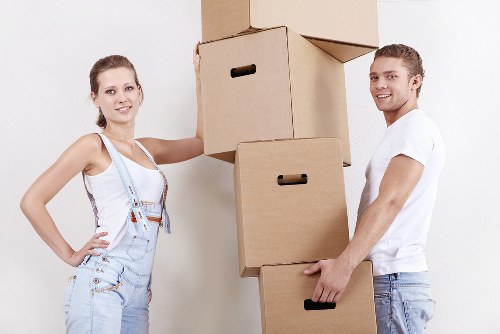 Local movers working on a residential relocation in Merton