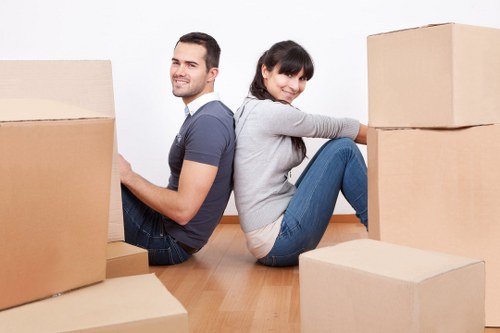 Removal specialists organizing a move in Merton