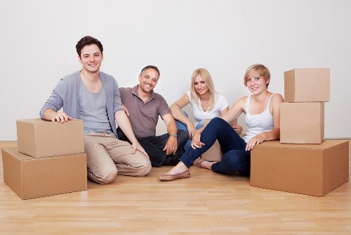 Customer reviewing a moving booking checklist